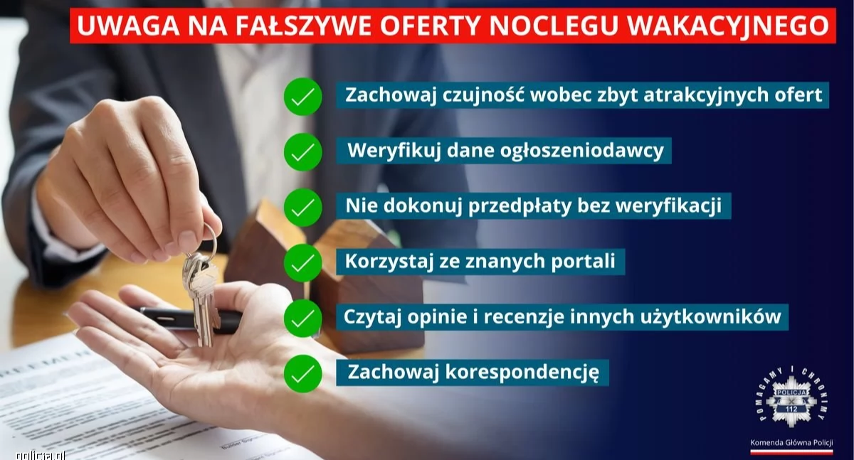 Fałszywa oferta wakacyjnego noclegu sprawdź jak działają oszuści i jak się chronić