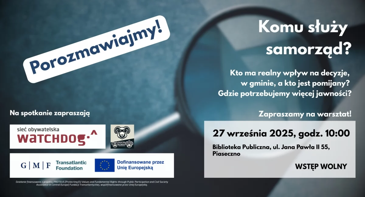 Komu służy samorząd? Warsztaty w Piasecznie