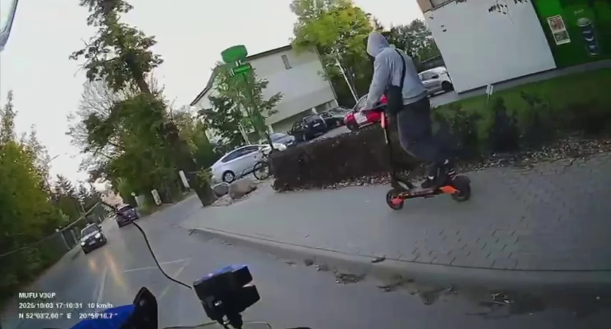 Nietrzeźwy 14-latek poruszał się na hulajnodze elektrycznej ulicami Piaseczna