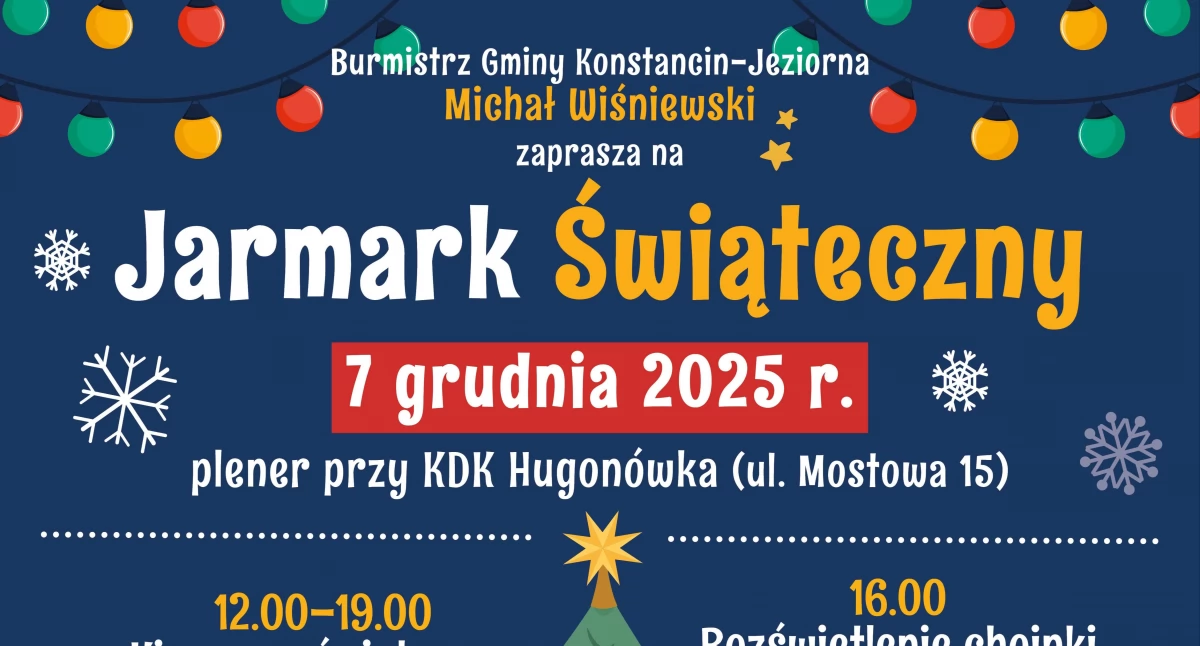Jarmark Świąteczny w Konstancinie-Jeziornie 2025
