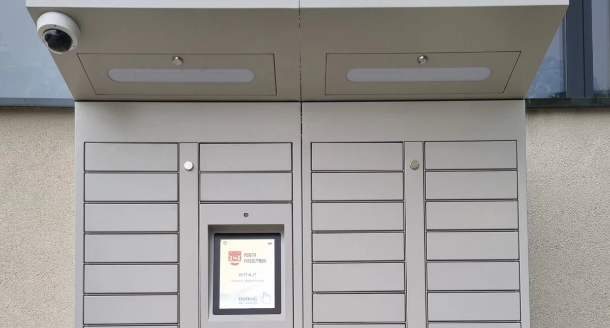 Powiatomat w Piasecznie do odbioru dokumentów: dowodów rejestracyjnych oraz międzynarodowych praw jazdy