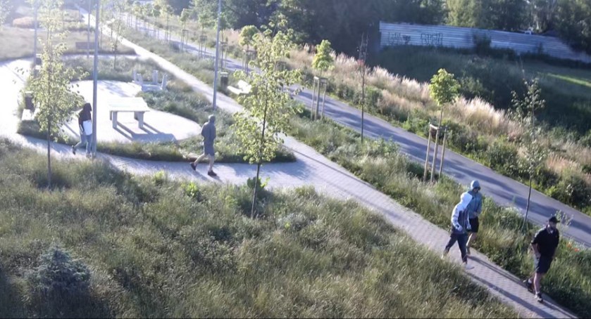 zdjęcie z kamery miejskiego monitoringu