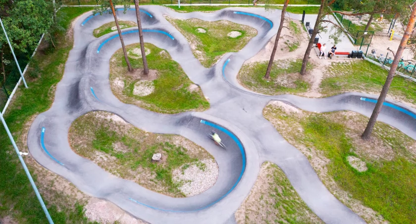 Pumptrack w Malcanowie, fot Michał Leja podwarszawskie