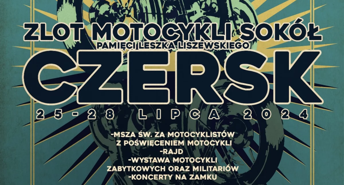 Koncerty, motocykli SOKÓŁ zamku Czersku - zdjęcie, fotografia