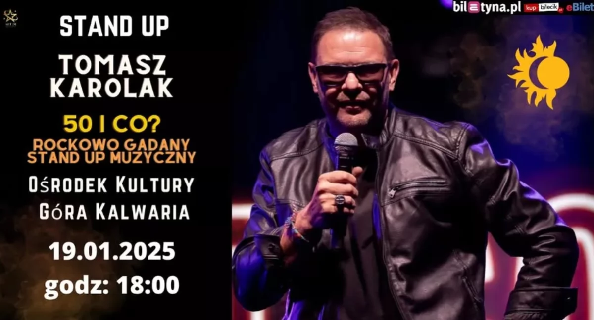 Kultura, muzyczne przygody Tomasza Karolaka Stand–Up Górze Kalwarii - zdjęcie, fotografia