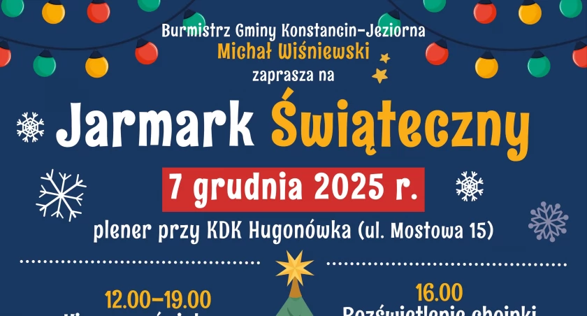 Jarmark Świąteczny w Konstancinie-Jeziornie 2025