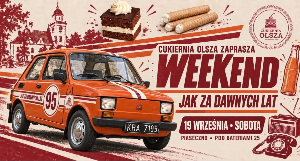 Weekend jak za dawnych lat Maluchem po smaki PRL-u