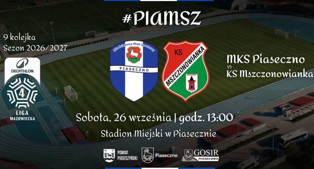 MKS Piaseczno podejmuje KS Mszczonowiankę