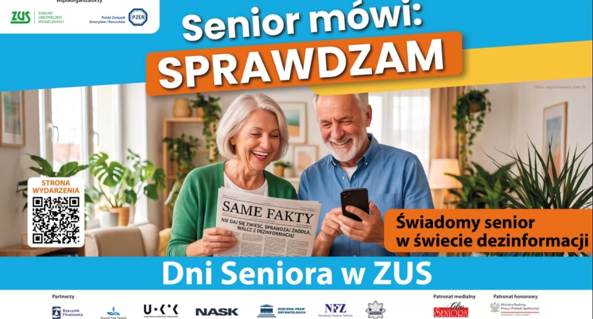 Dni Seniora w ZUS Senior mówi: SPRAWDZAM!