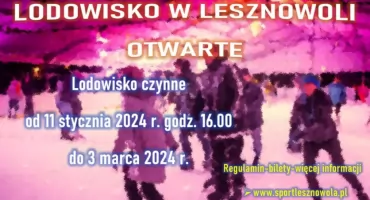 Lodowisko w Lesznowoli