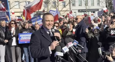 Karol Nawrocki w Piasecznie