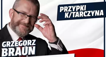 Spotkanie z Grzegorzem Braunem w Rancho Pod Bocianem Przypki k. Tarczyna