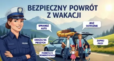 Koniec wakacji wracaj bezpiecznie do domu