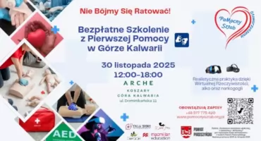 Bezpłatne szkolenie z pierwszej pomocy w Górze Kalwarii Nie bójmy się ratować!