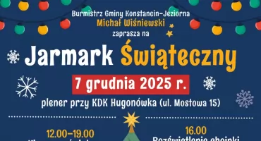 Jarmark Świąteczny w Konstancinie-Jeziornie 2025