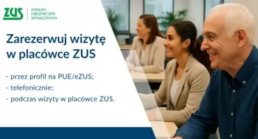 Rezerwacja wizyt w ZUS. Wygoda, oszczędność czasu i większy komfort dla klientów