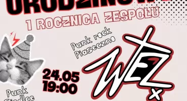 Koncert zespołów Wez i Rozbita Flacha w Muzycznej Chacie w Starej Iwicznej