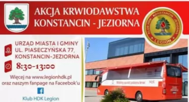 Akcja krwiodawstwa Konstancin-Jeziorna