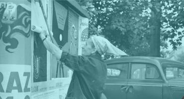 Plakat PRL z lat 1970-1980